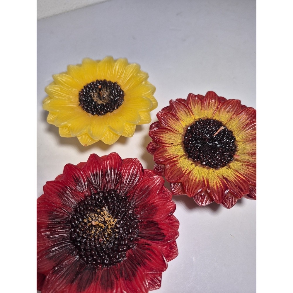 Sunflower Candle Set 3pc